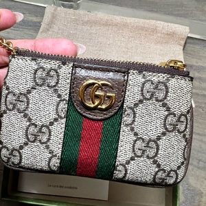 Authentic 
GG Supreme Ophidia Key Pouch